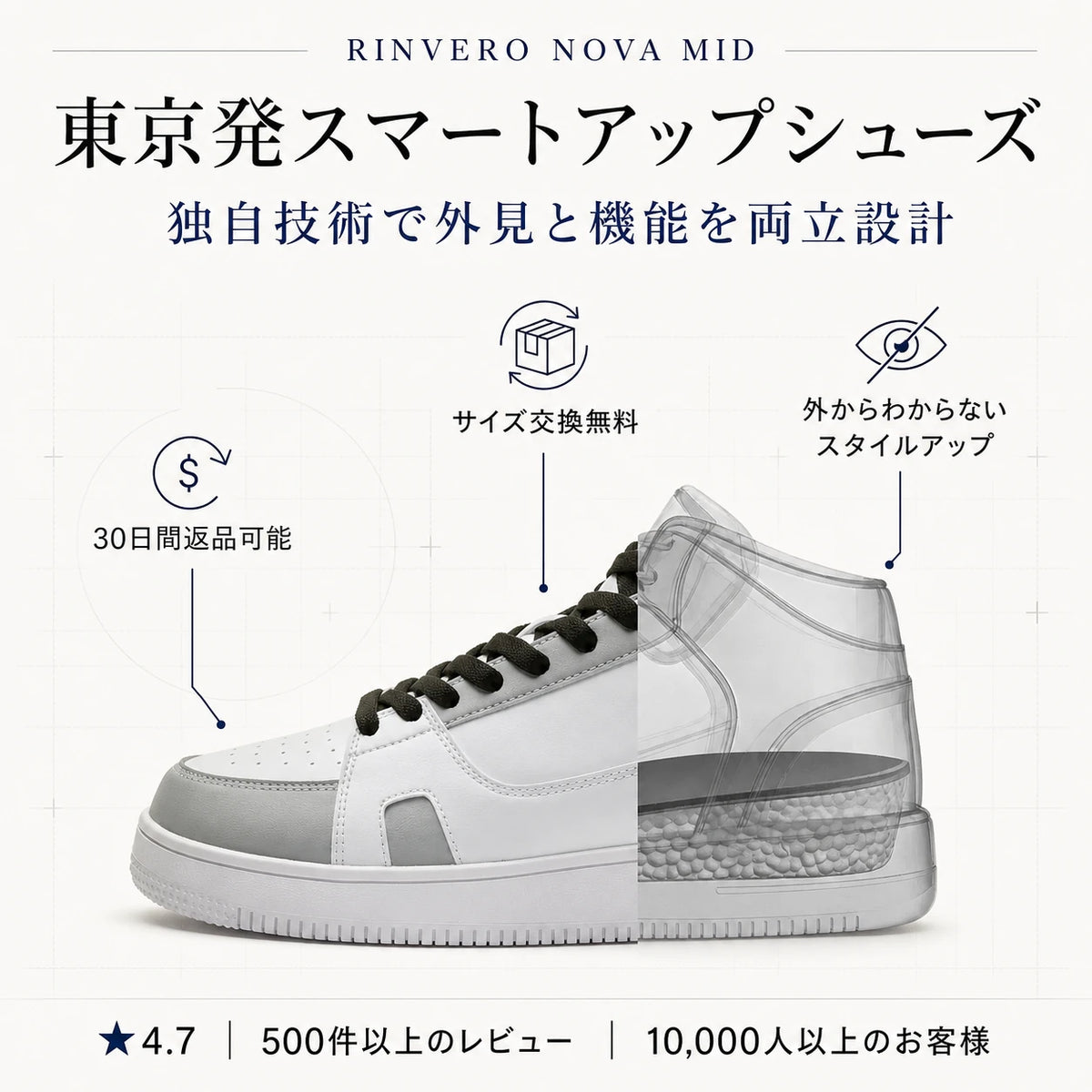 ALTORE NOVA MID [+6.5cm]